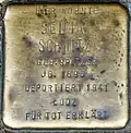 Stolperstein für Selma Schmitz (Burgunder Straße 44)
