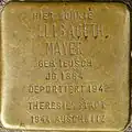 Stolperstein für Elisabeth Mayer (Friesenplatz 12)