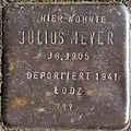 Stolperstein für Julius Meyer (Görresstraße 15)