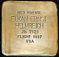 Stolperstein für Elkan Ernst Helmreich (Gladbacher Straße 19)