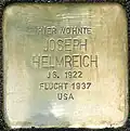 Stolperstein für Joseph Helmreich (Gladbacher Straße 19)