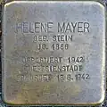 Stolperstein für Helene Mayer (Stadtwaldgürtel 6)