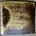 Stolperstein für Hermann Kaufmann (Alteburger Straße 11)