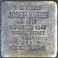 Stolperstein für Josef Klebe (Lützowstraße 5)