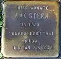 Stolperstein für Max Stern (Mozartstraße 54)