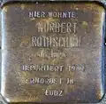 Stolperstein für Norbert Rothschild (Mozartstraße 56)