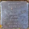Stolperstein für Henriette Jacobsohn (Neue Maastrichter Straße 3)