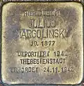 Stolperstein für Julius Margolinsky (Ohmstraße 38)