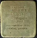 Stolperstein für Lea Brenner (Poststraße 47)