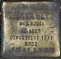 Stolperstein für Rebekka Herz (Brüsseler Straße 4)