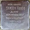 Stolperstein für Samson Faber (Stolzestraße 14)