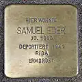 Stolperstein für Samuel eder (Merowingerstraße 41)