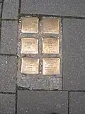 „Stolpersteine“ Siegburger Straße zur Erinnerung an jüdische Mitbürger