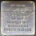 Stolperstein für Judith Weinberg (Wirsbergstraße 16, Würzburg)
