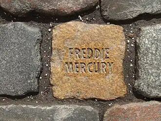 Stein zur Erinnerung an Freddie Mercury (2006)