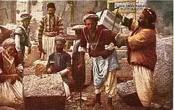 Steinmetzen in Jerusalem