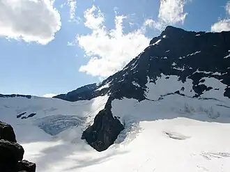 Nährgebiet des Storglaciären