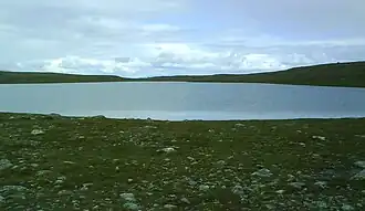 Der Gipfelsee Storvättneshågna