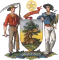Wappen von Maine. Heraldischer Atlas