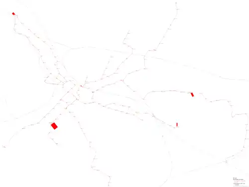 Annähernd maßstabsgetreuer Gleisplan 2013, zum Vergrößern anklicken