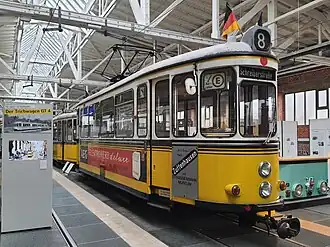 T2 Nr. 804 im Straßenbahnmuseum Stuttgart