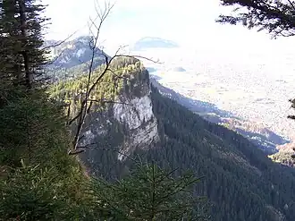 Strahlkopf von Osten (vom Schönen Mann aus)