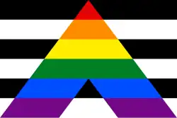 Flag design for straight allies