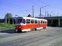 Historischer Triebwagen 523