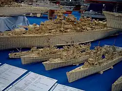 Schiffsmodelle aus Streichhölzern