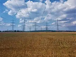 18. Juli 2020: Leitung nach Rommerskirchen ohne Leiterseile