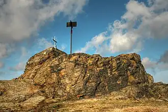 Stropník mit Gipfelkreuz