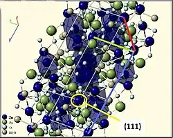 Kristallstruktur von Warikahnit