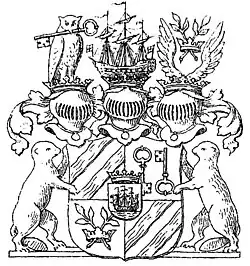 Wappen Graf von Struensee (1771)