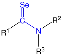 Allgemeine Struktur von tertiären Selenoamiden