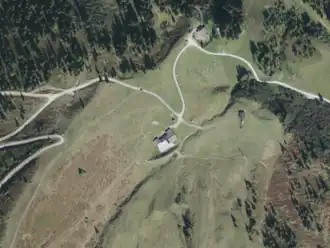 Stubneralm aus der Vogelperspektive