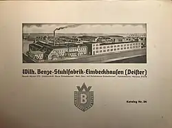 Stuhlfabrik Benze ca. 1932
