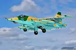 Su-25 der turkmenischen Luftstreitkräfte