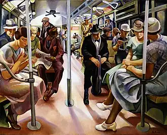 Lily Furedi: The Subway, 1934, Smithsonian American Art Museum, Washington,&nbsp;D.C.