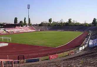 Blick in das Südweststadion