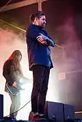Eddie Hermida bei Rock am Ring, 2017.