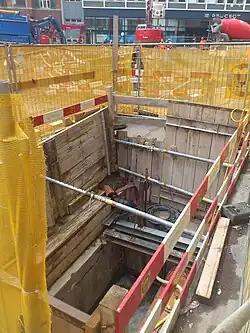 Sulgenbach unter dem Eigerplatz in der Stadt Bern