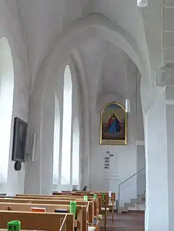 Nordseitenschiff nach Osten