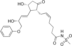 Strukturformel von Sulproston
