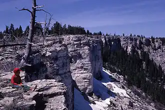 Gipfel des Terrace Mountain
