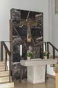 Kreuzaltar mit Nachbildung des Mindener Kreuzes