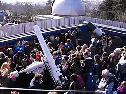 Beobachtung im Planetarium Brünn
