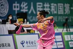 Lai Xiaoxiao bei den 2021 National Games of China
