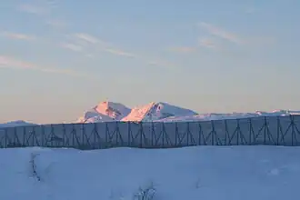 Sonnenaufgang über dem Bjørnfjell