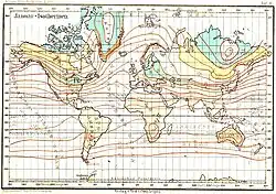 Januar-Isothermen im Jahre 1896