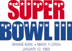 Logo des Super Bowl III